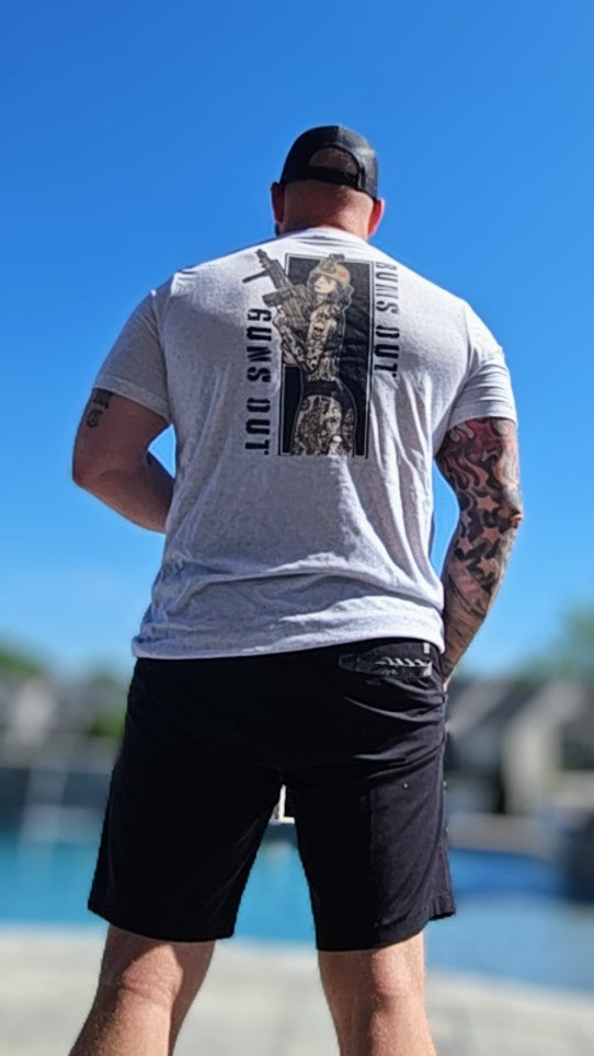 Guns Out Bums Out t-shirt