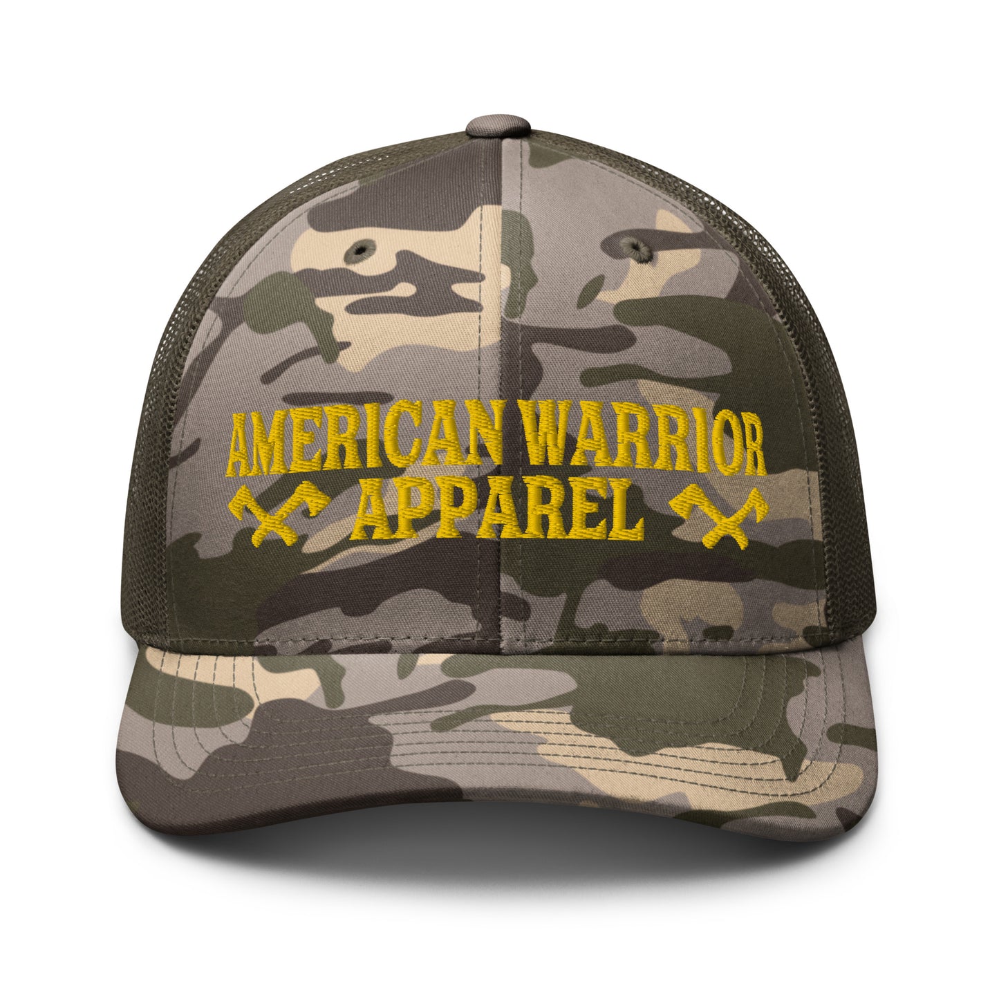 Battle AX Logo Camouflage trucker hat