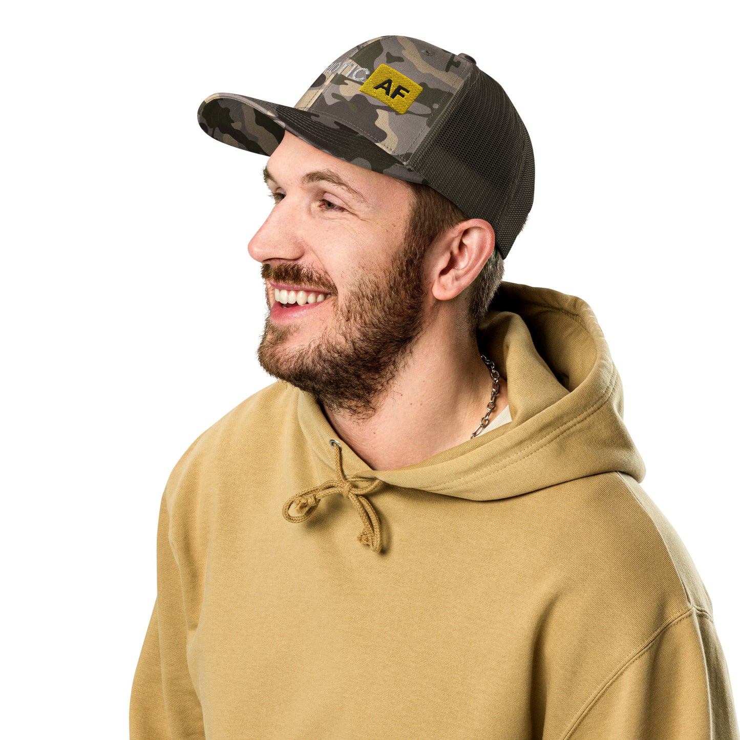 Patriotic AF Camouflage trucker hat