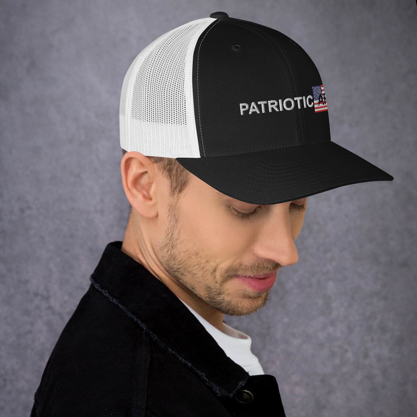 Patriotic AF RWB Trucker Cap