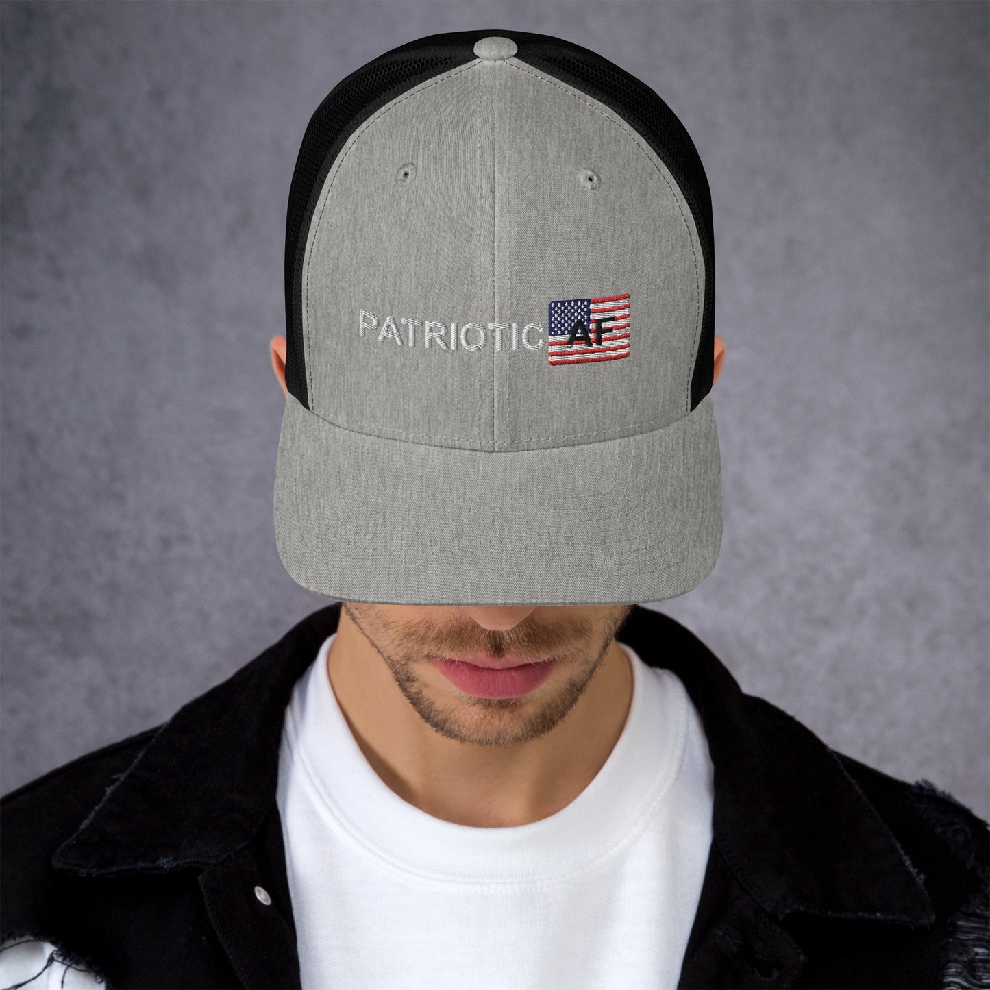 Patriotic AF RWB Trucker Cap
