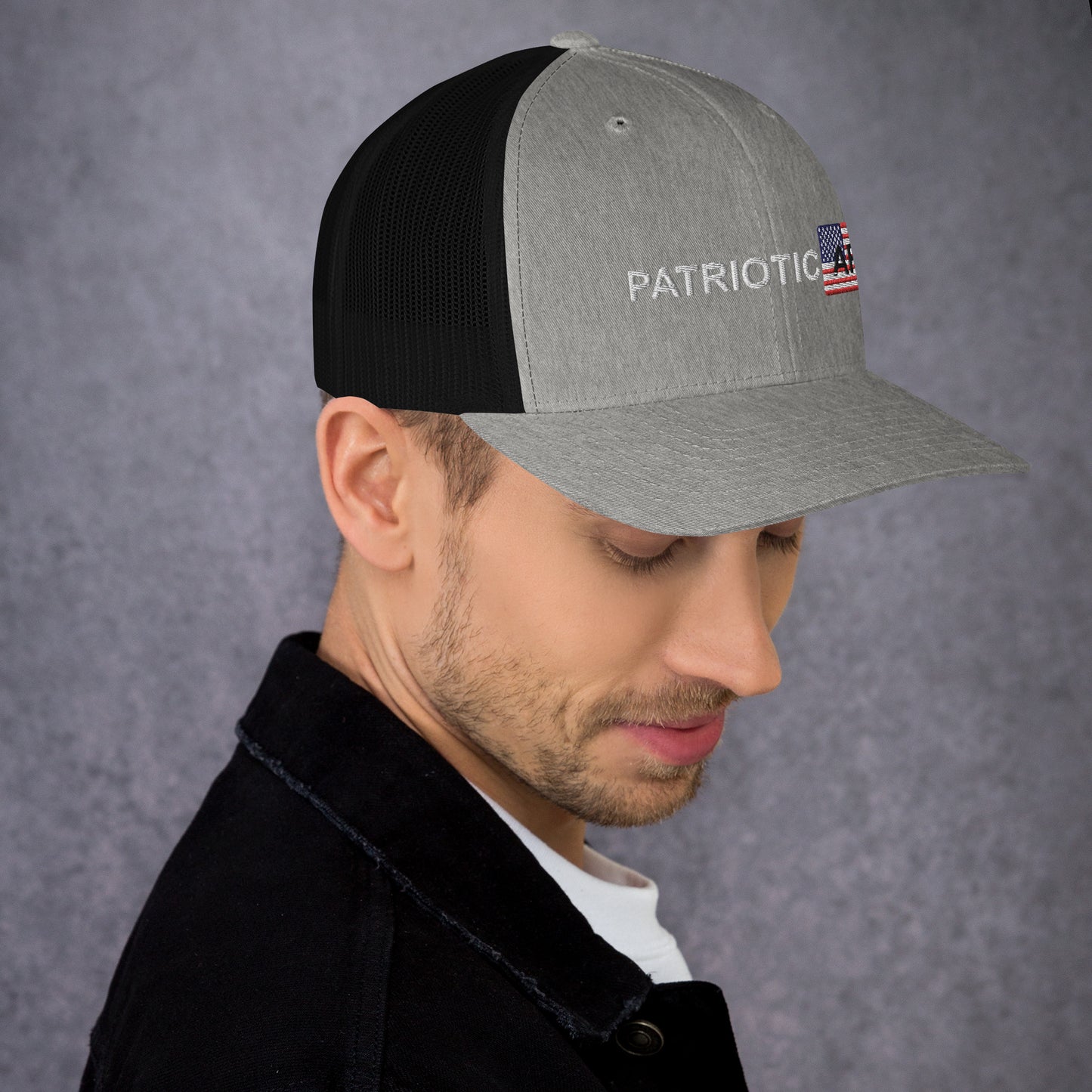 Patriotic AF RWB Trucker Cap