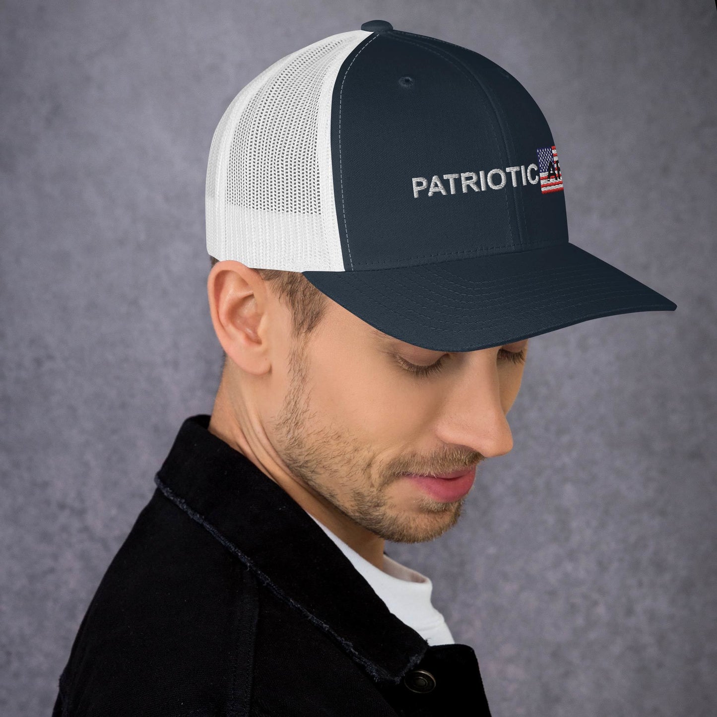 Patriotic AF RWB Trucker Cap