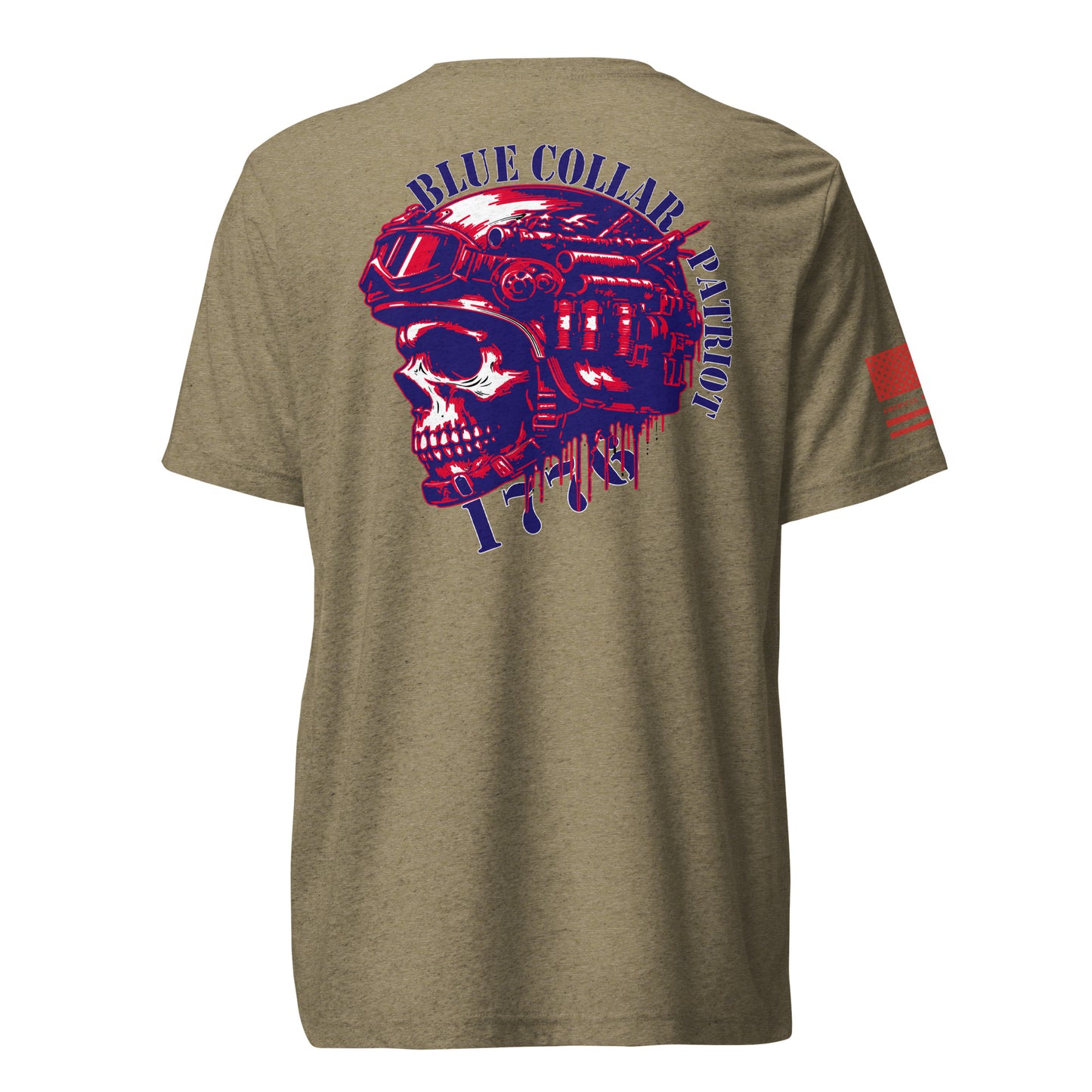 Blue Collar Patriot Graphic tee