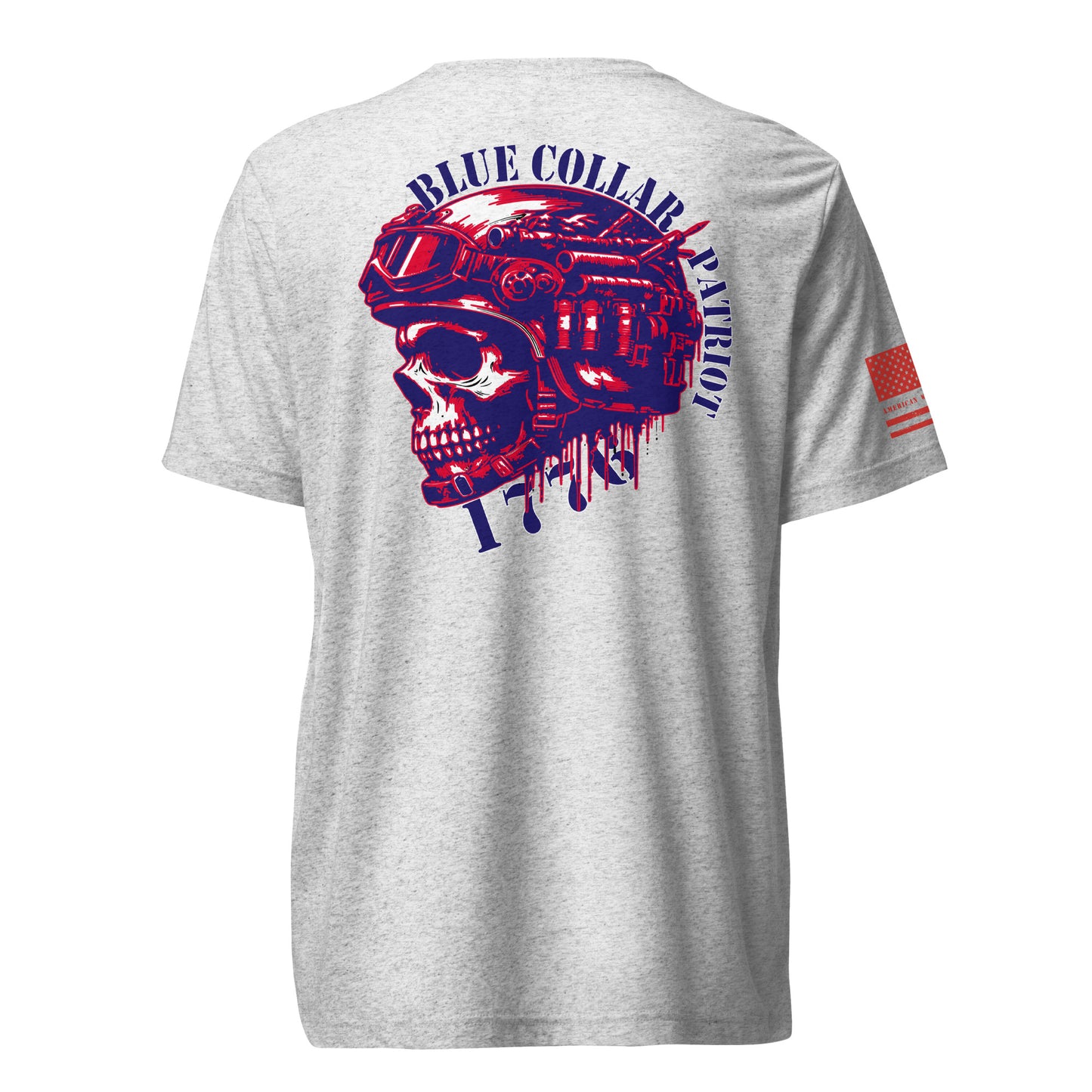 Blue Collar Patriot Graphic tee