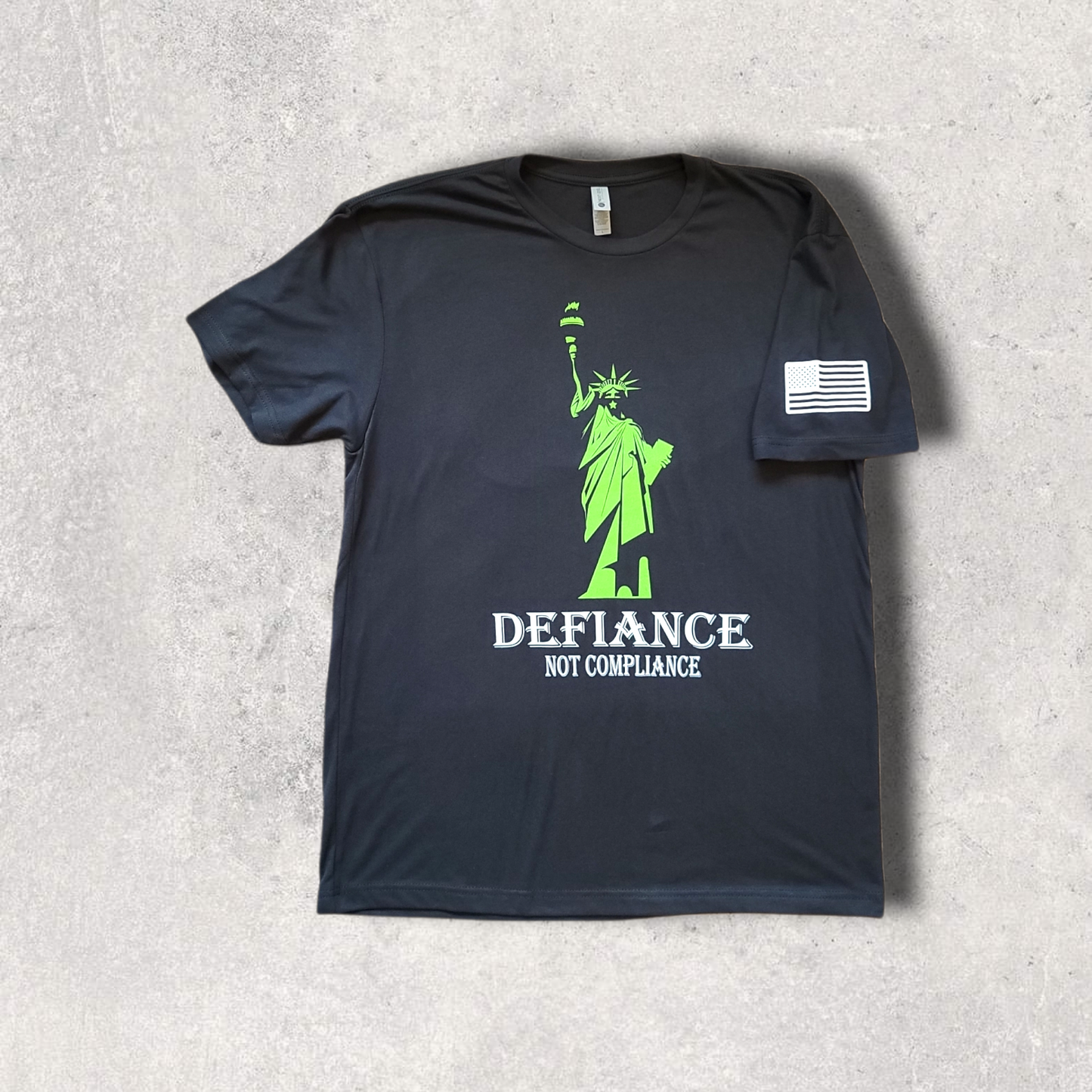 American Warrior Apparel Defiance not compliance Tee (Black)