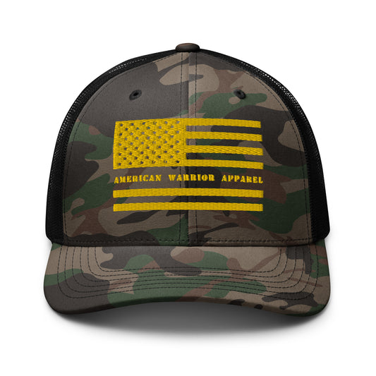 AWA Flag Camouflage trucker hat