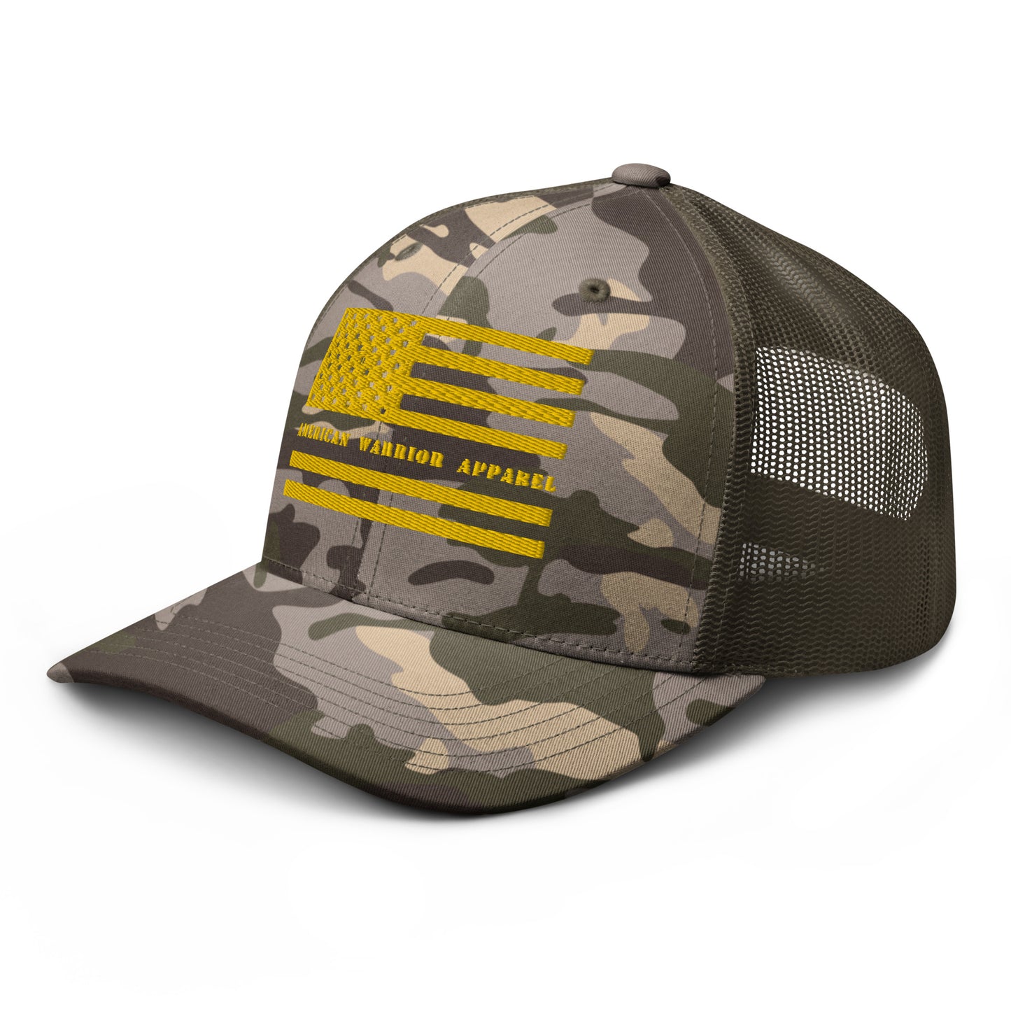 AWA Flag Camouflage trucker hat