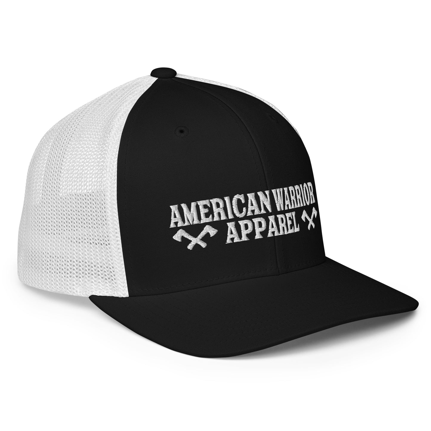 AWA Battle AX Flex Fit trucker cap