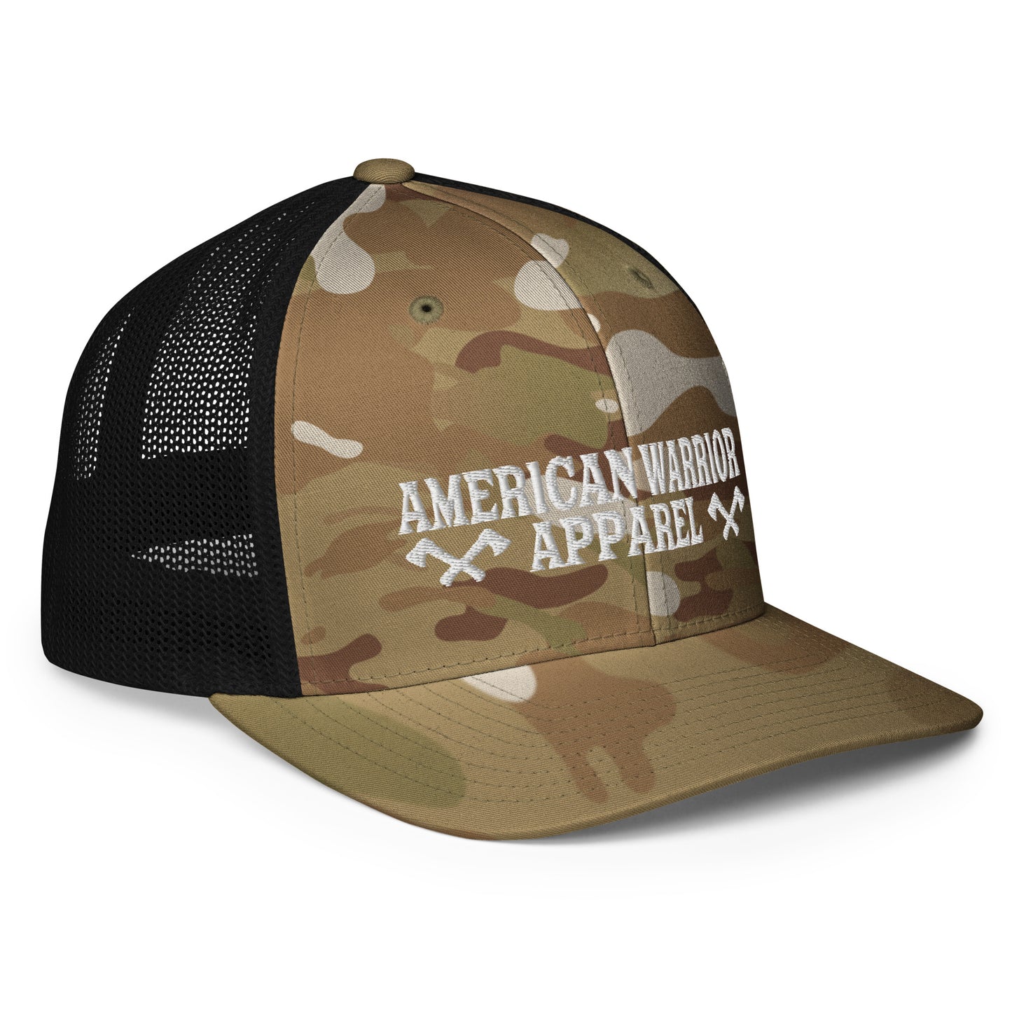 AWA Battle AX Flex Fit trucker cap