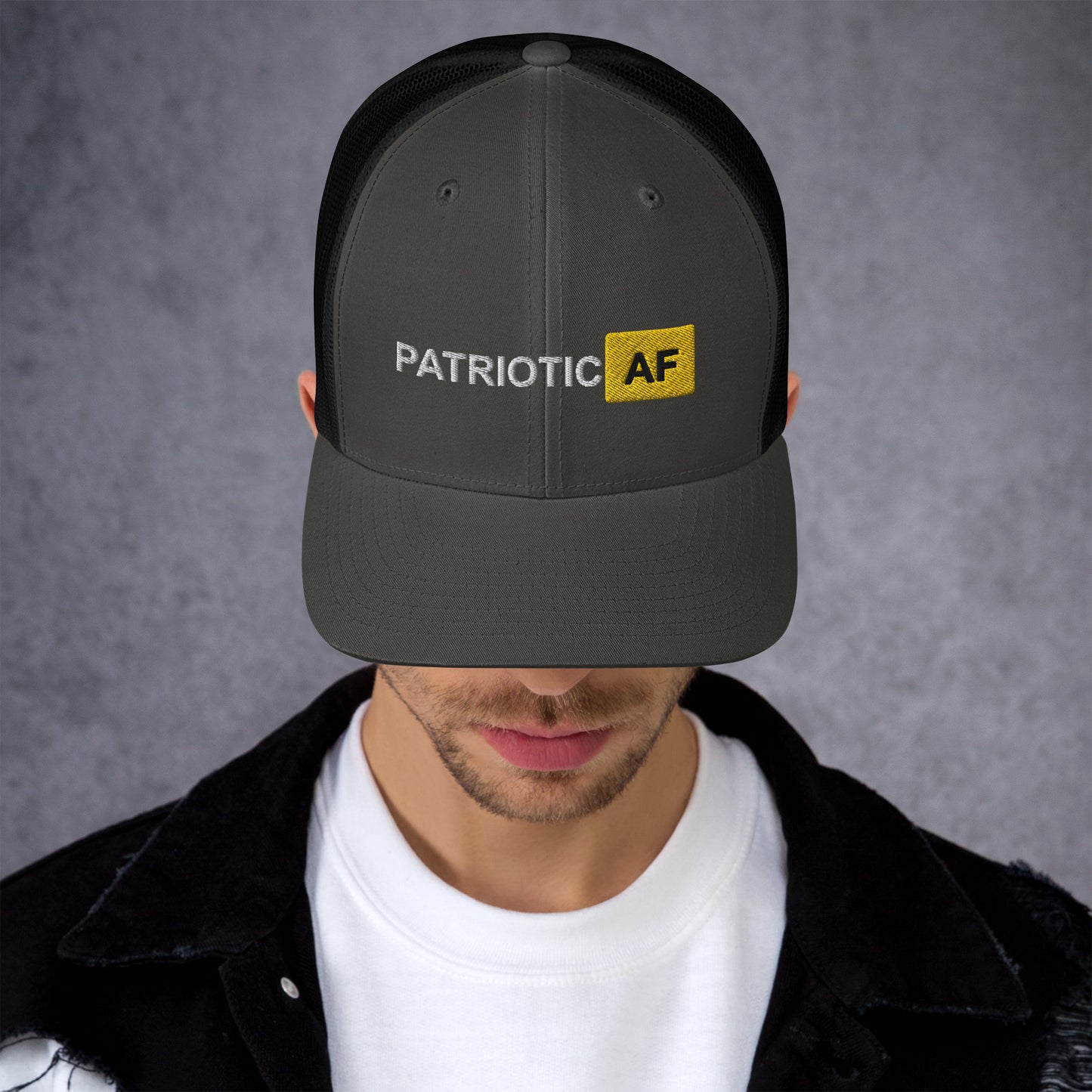 Patriotic AF Trucker Cap