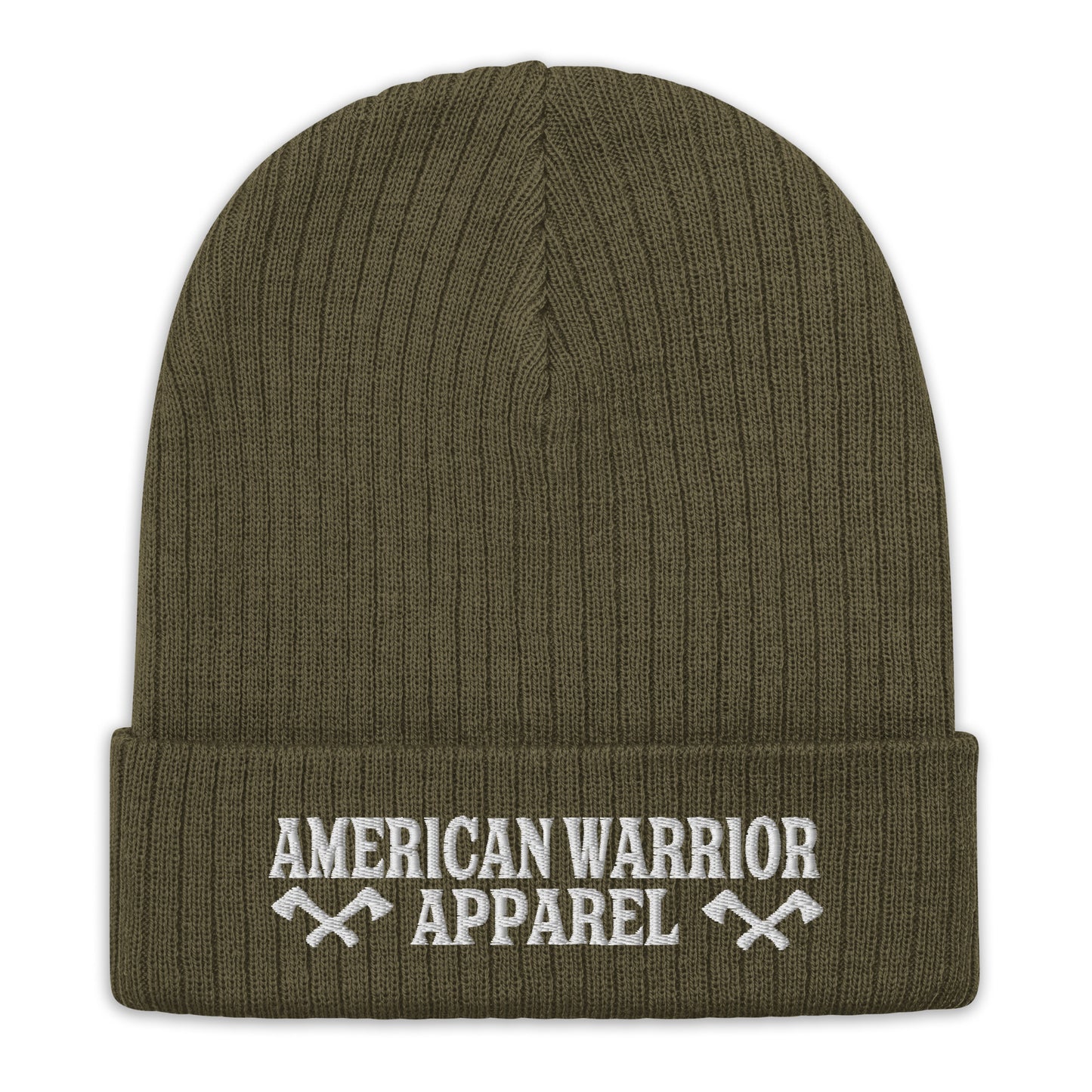 Battle AX Logo Ribbed knit beanie