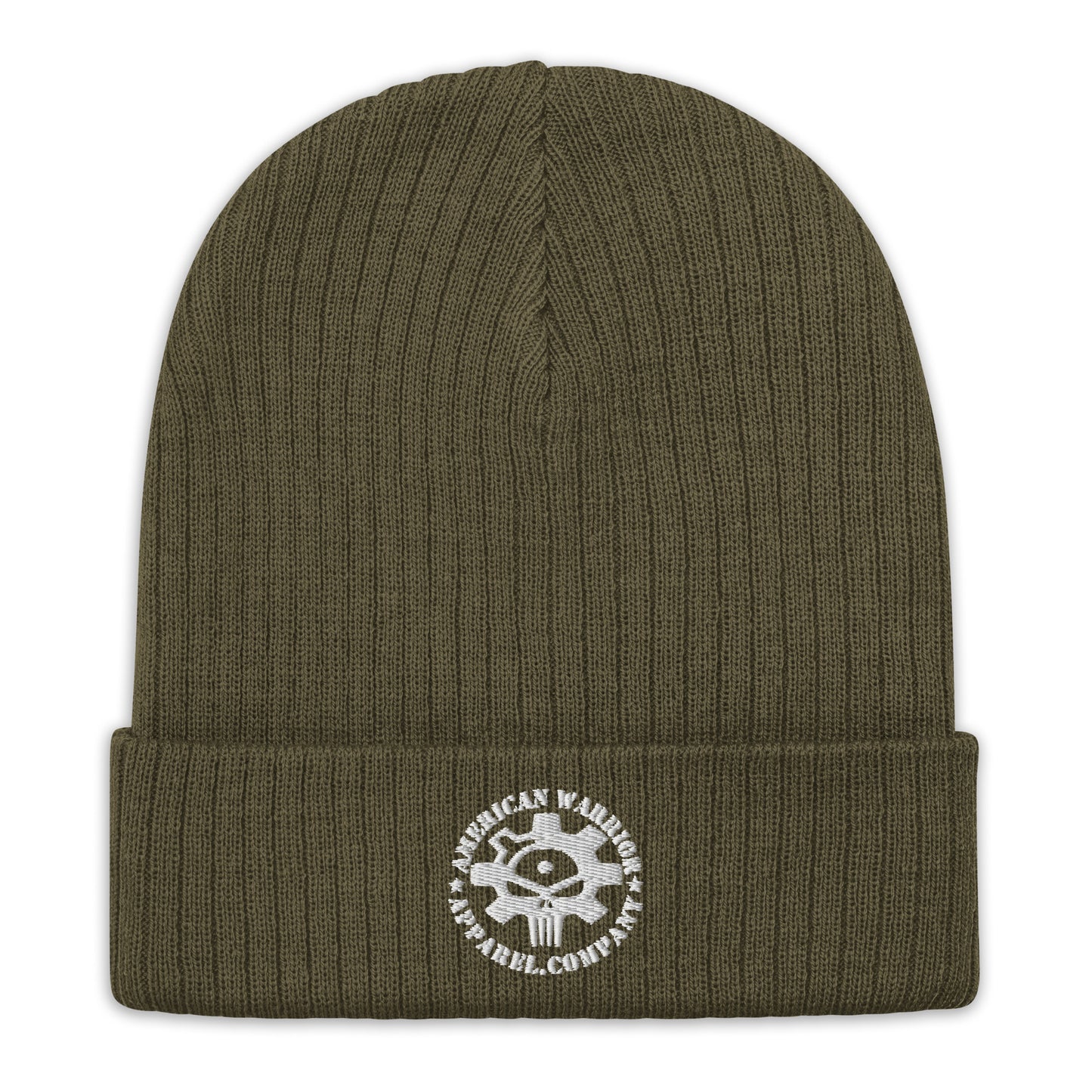 American Warrior AR Bolt Ribbed knit beanie