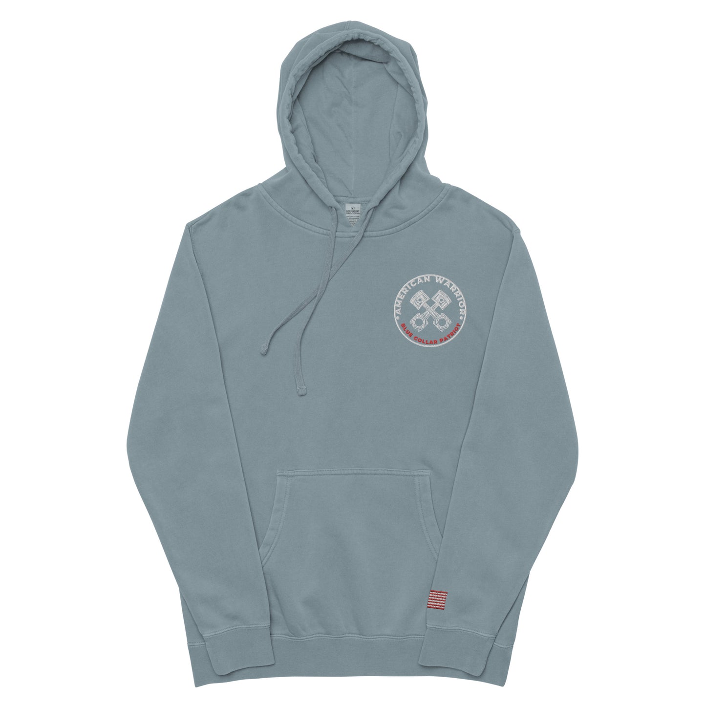 Blue Collar patriot Unisex pigment-dyed hoodie