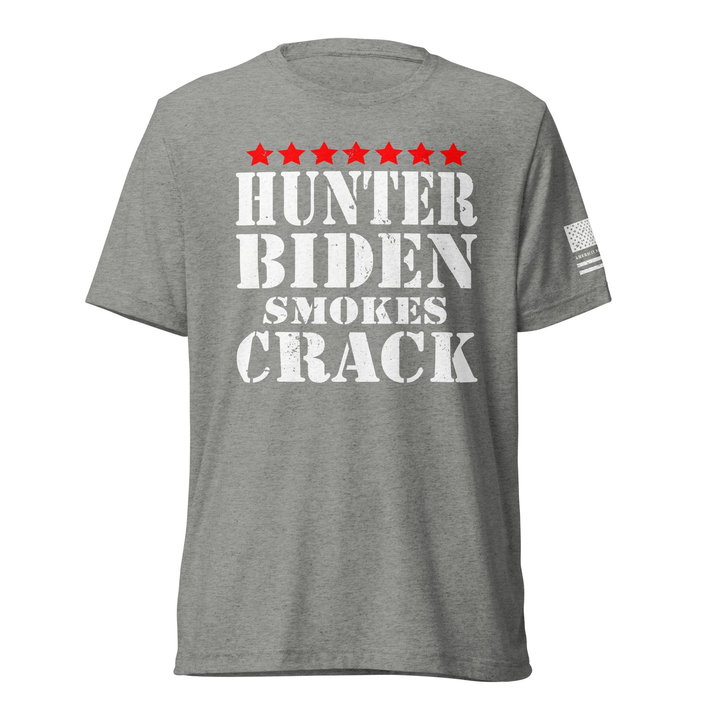 Hunter Biden Smokes Crack Short sleeve t-shirt