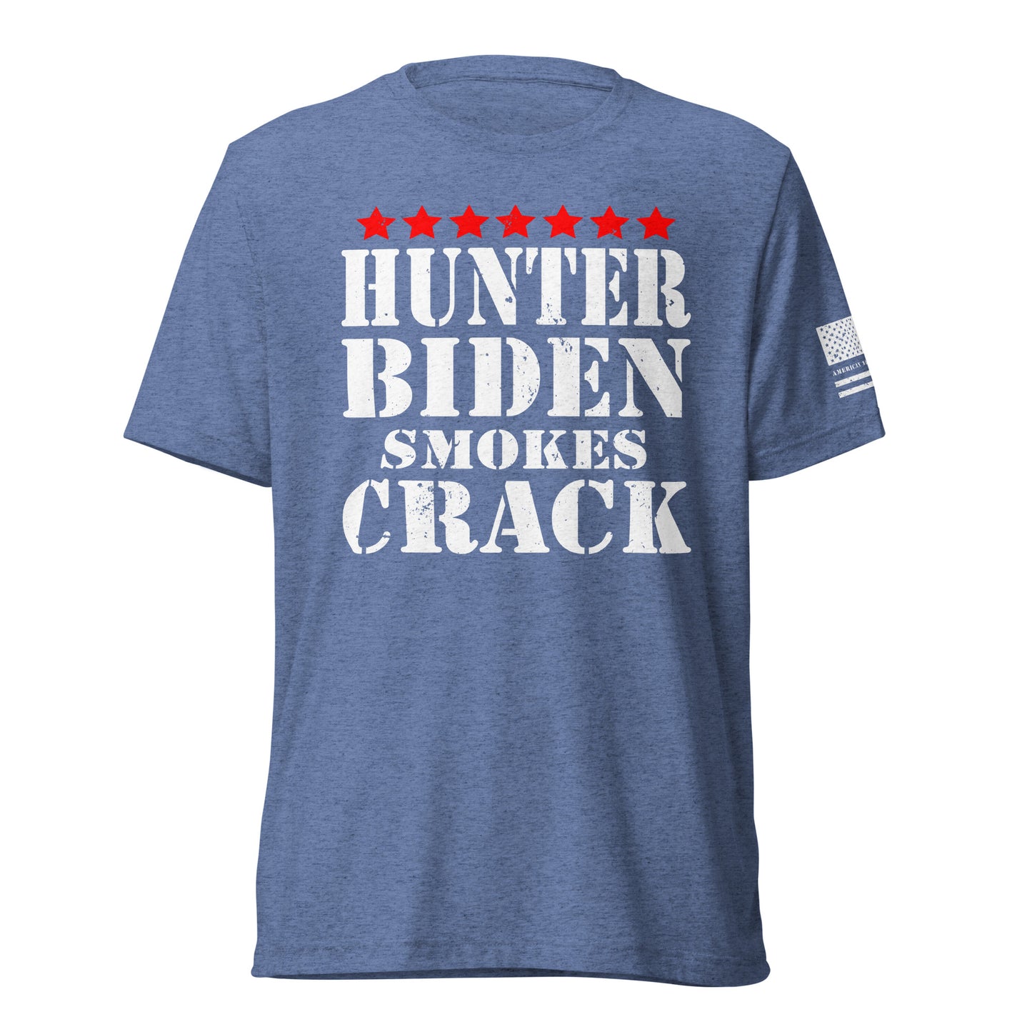 Hunter Biden Smokes Crack Short sleeve t-shirt