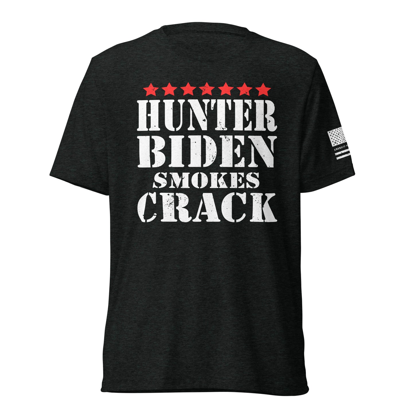 Hunter Biden Smokes Crack Short sleeve t-shirt