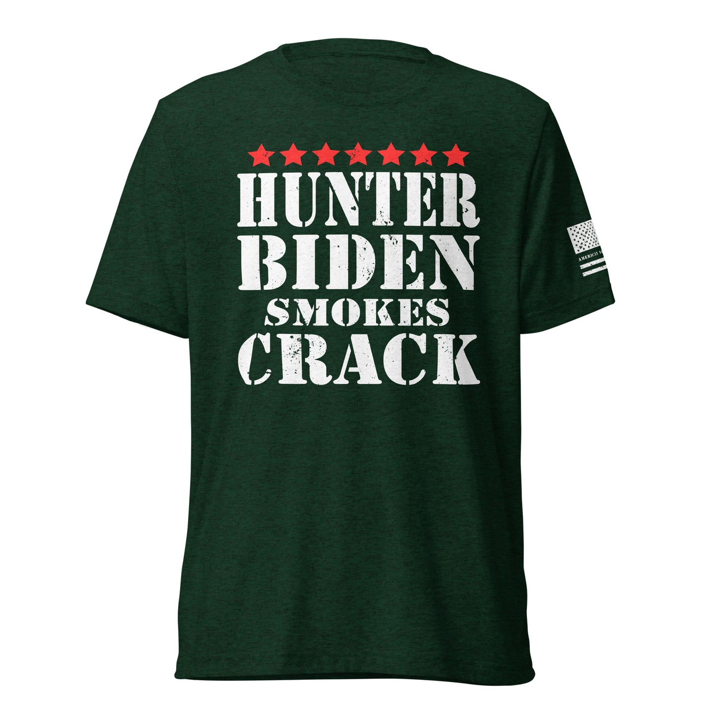 Hunter Biden Smokes Crack Short sleeve t-shirt