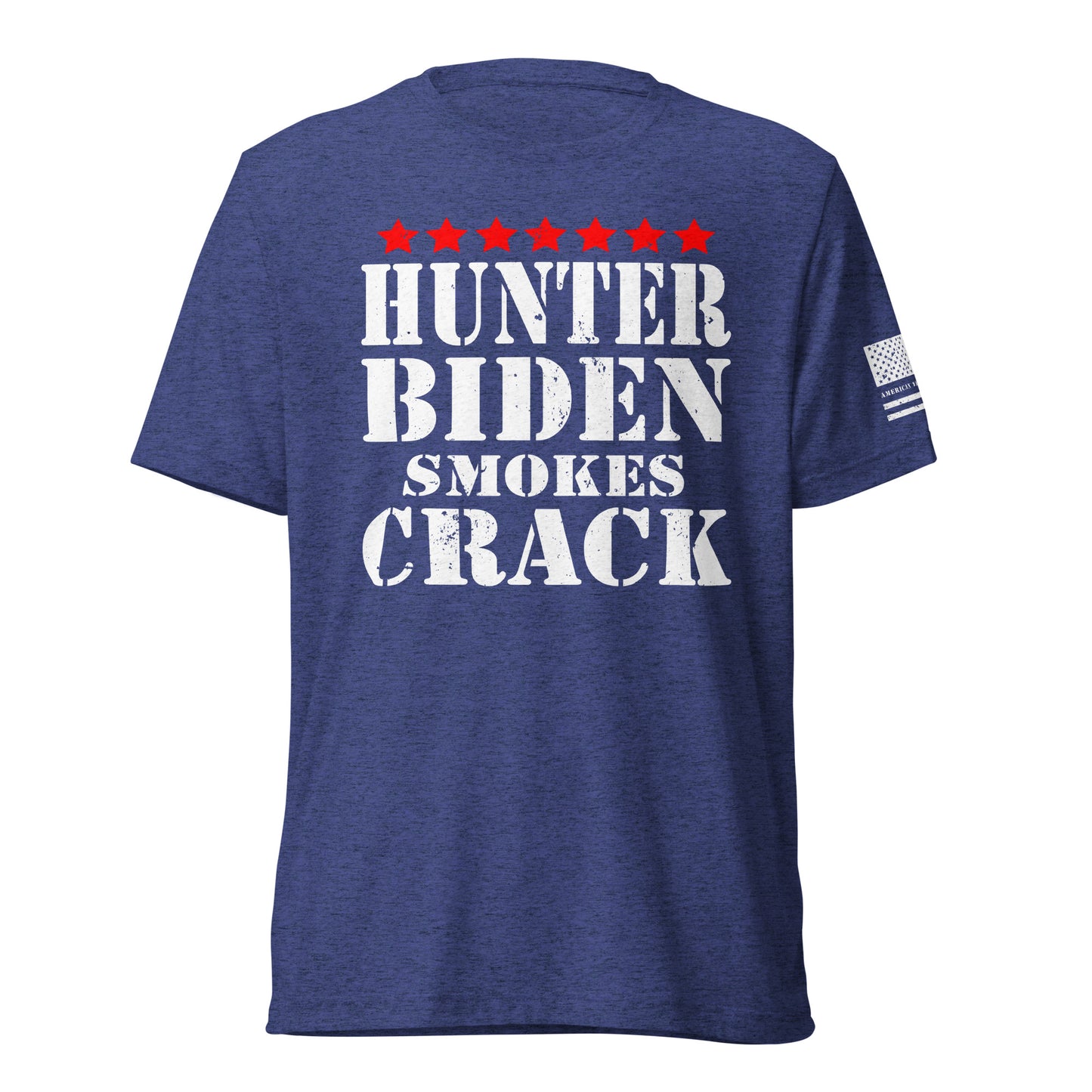 Hunter Biden Smokes Crack Short sleeve t-shirt