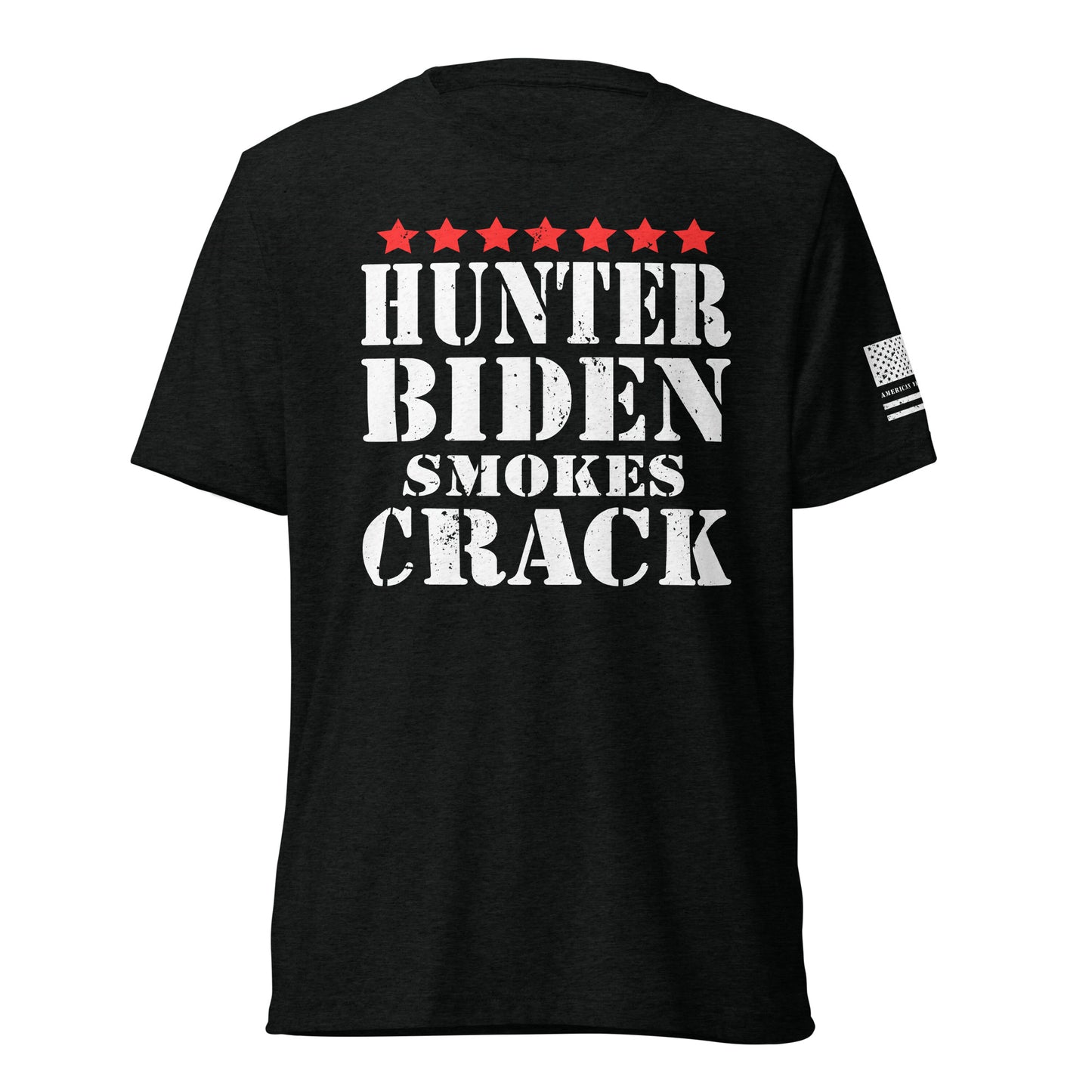 Hunter Biden Smokes Crack Short sleeve t-shirt