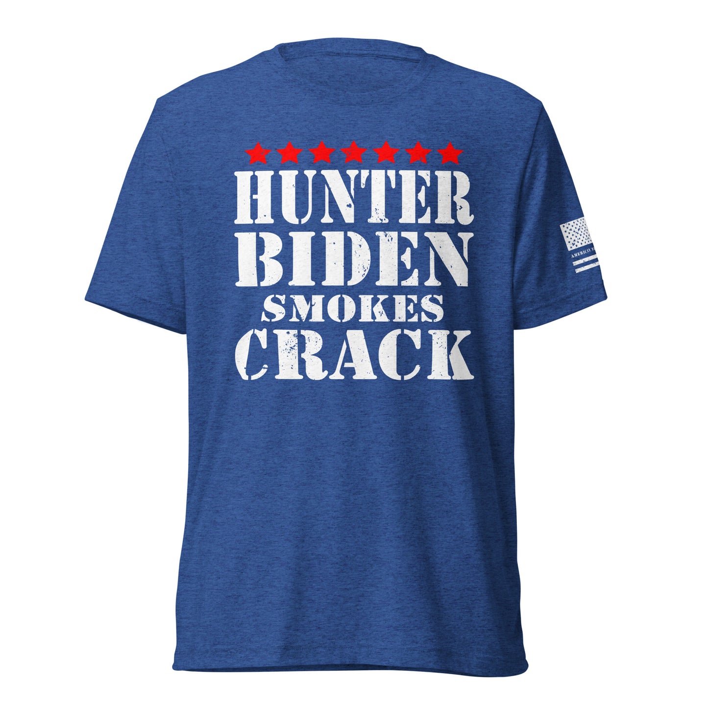 Hunter Biden Smokes Crack Short sleeve t-shirt